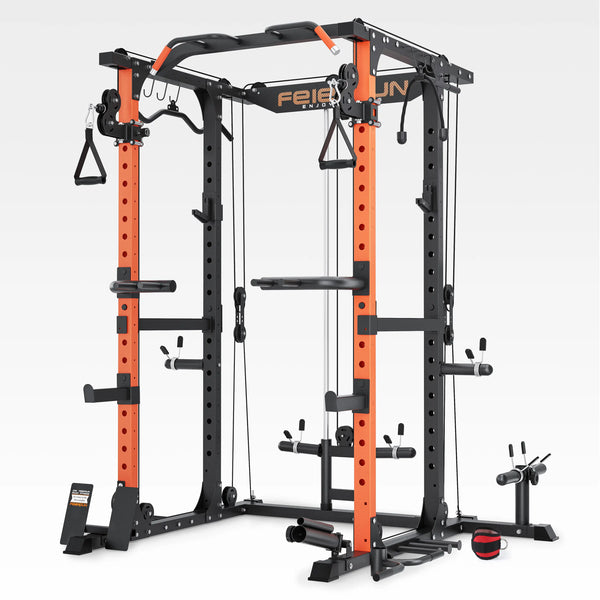 FEIERDUN Power Rack FLA01 With Pulley System And Cables