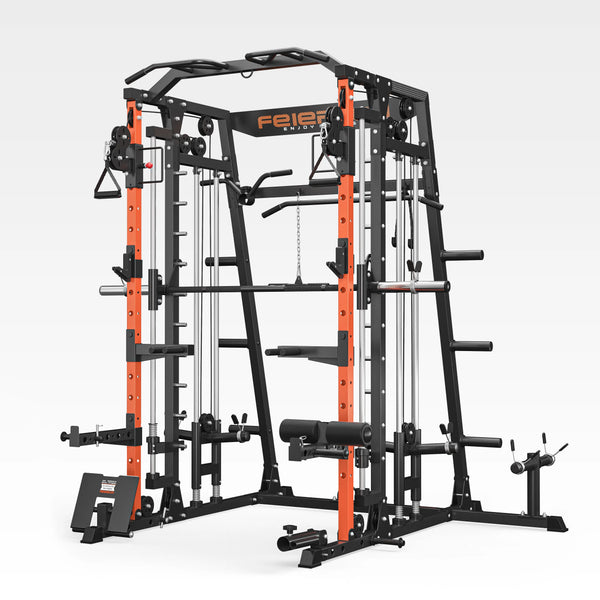 FEIERDUN Smith Machine FOR01 With Dual Pulley Systems