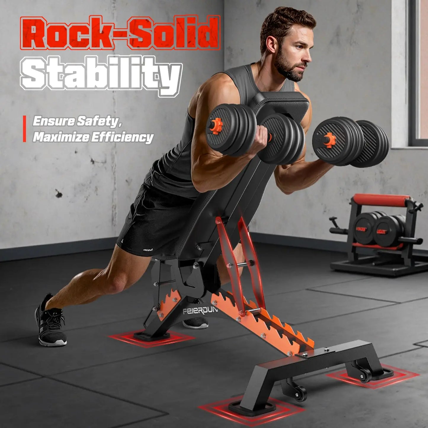 FEIER Adjustable Weight Bench