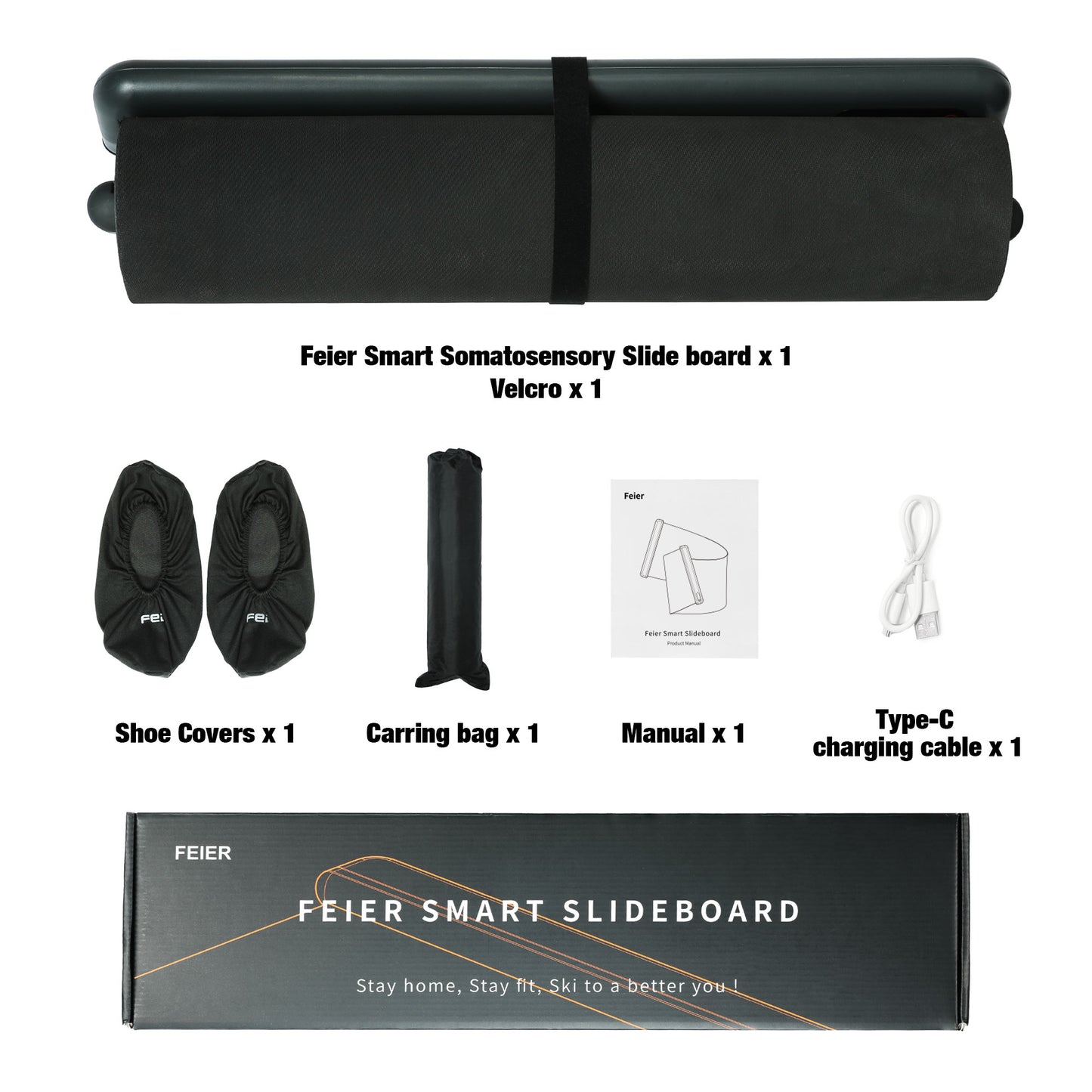 FEIER Smart Somatosensory Slide Board